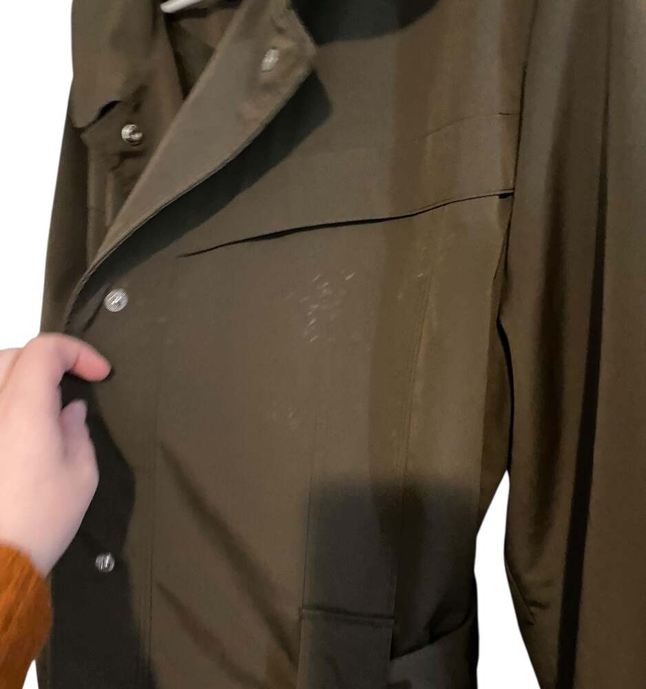 Vintage London Fog Hooded Trench Coat with Belt Size XXL *with flaws* - Picture 5 of 12